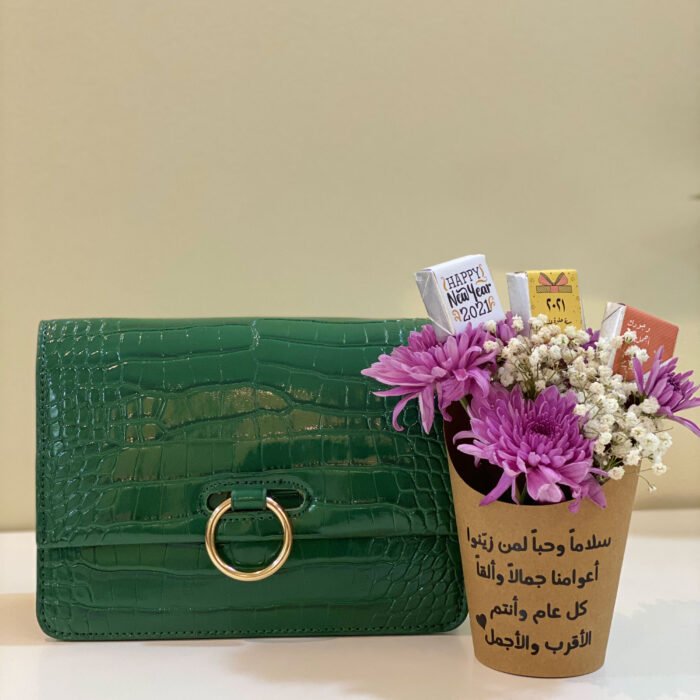 شنطة لون اخضر